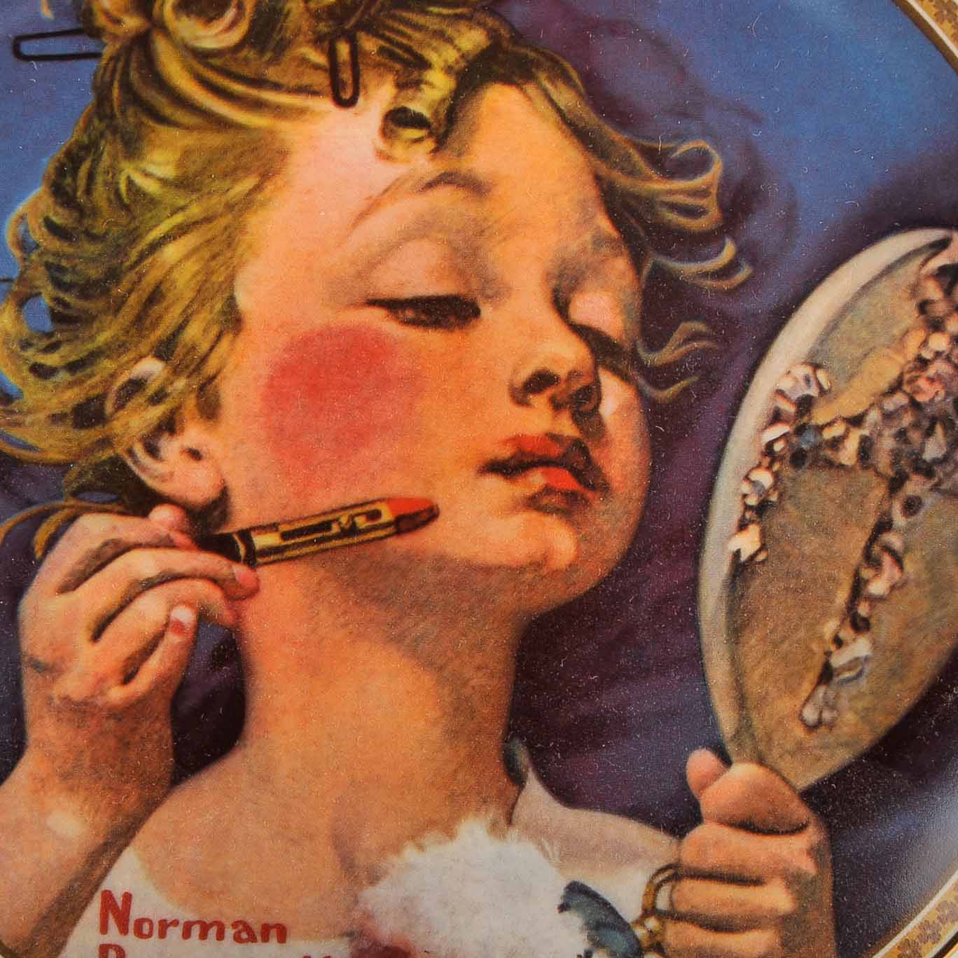 Pair of Norman Rockwell Collectible Plates