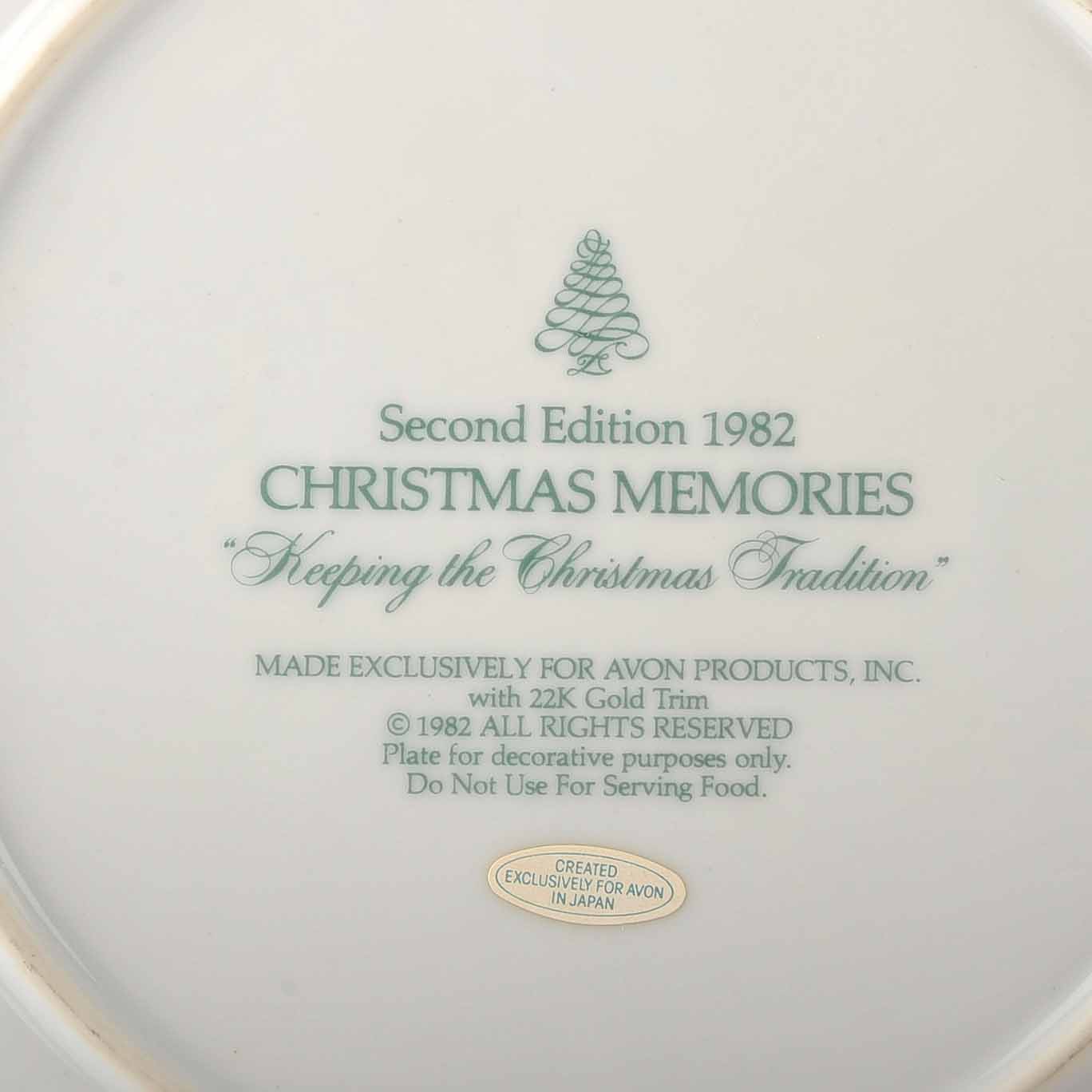 Christmas Memories Collectible Plate and The Billboard Christmas Special Issue c.1929
