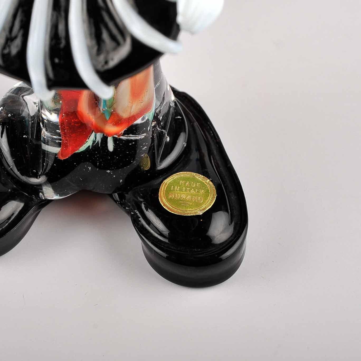 Set of Four Murano Glass Clowns