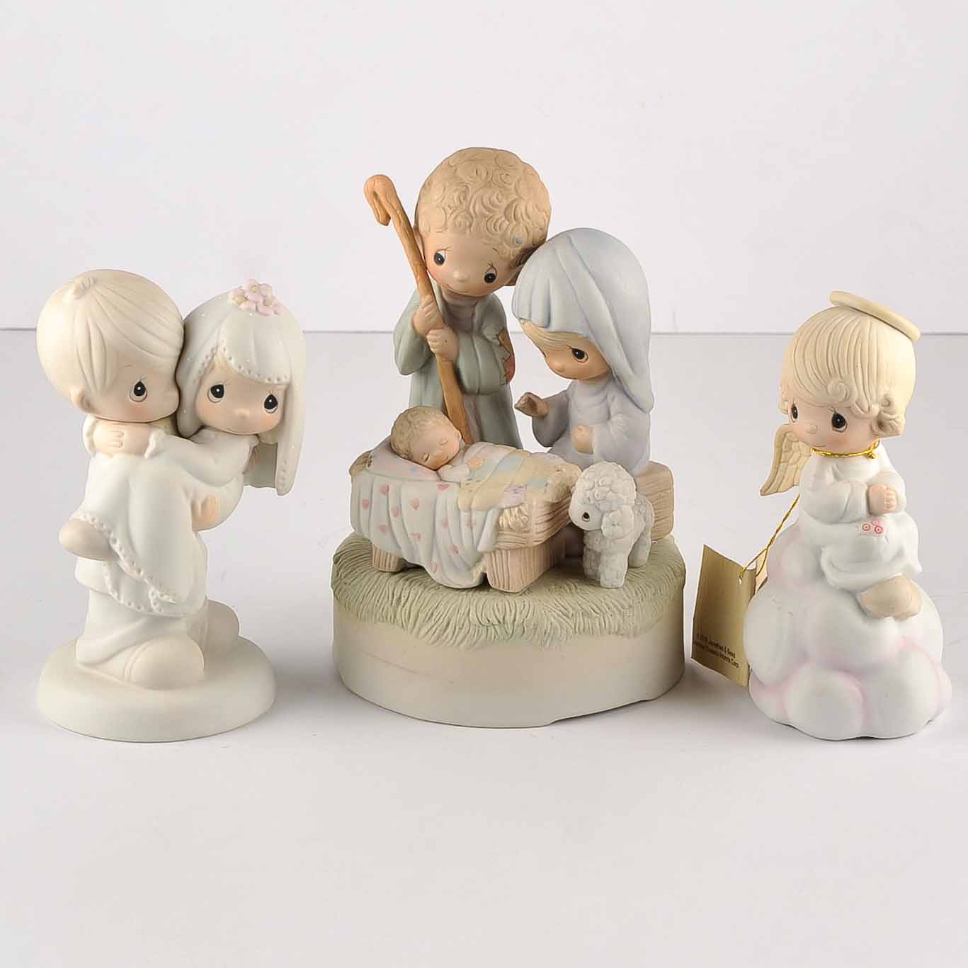 Trio of Precious Moments Figurines