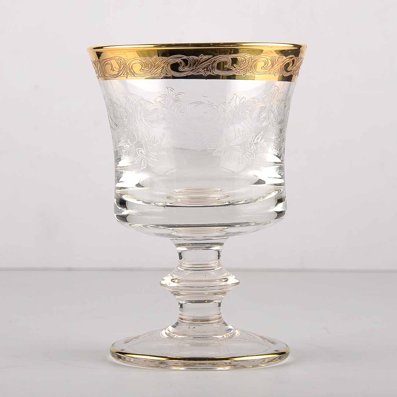 Crystal Cordial and Sherry Glasses