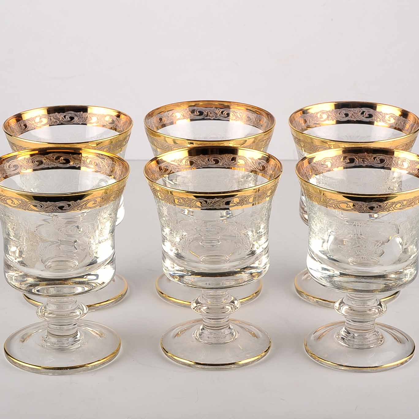 Crystal Cordial and Sherry Glasses