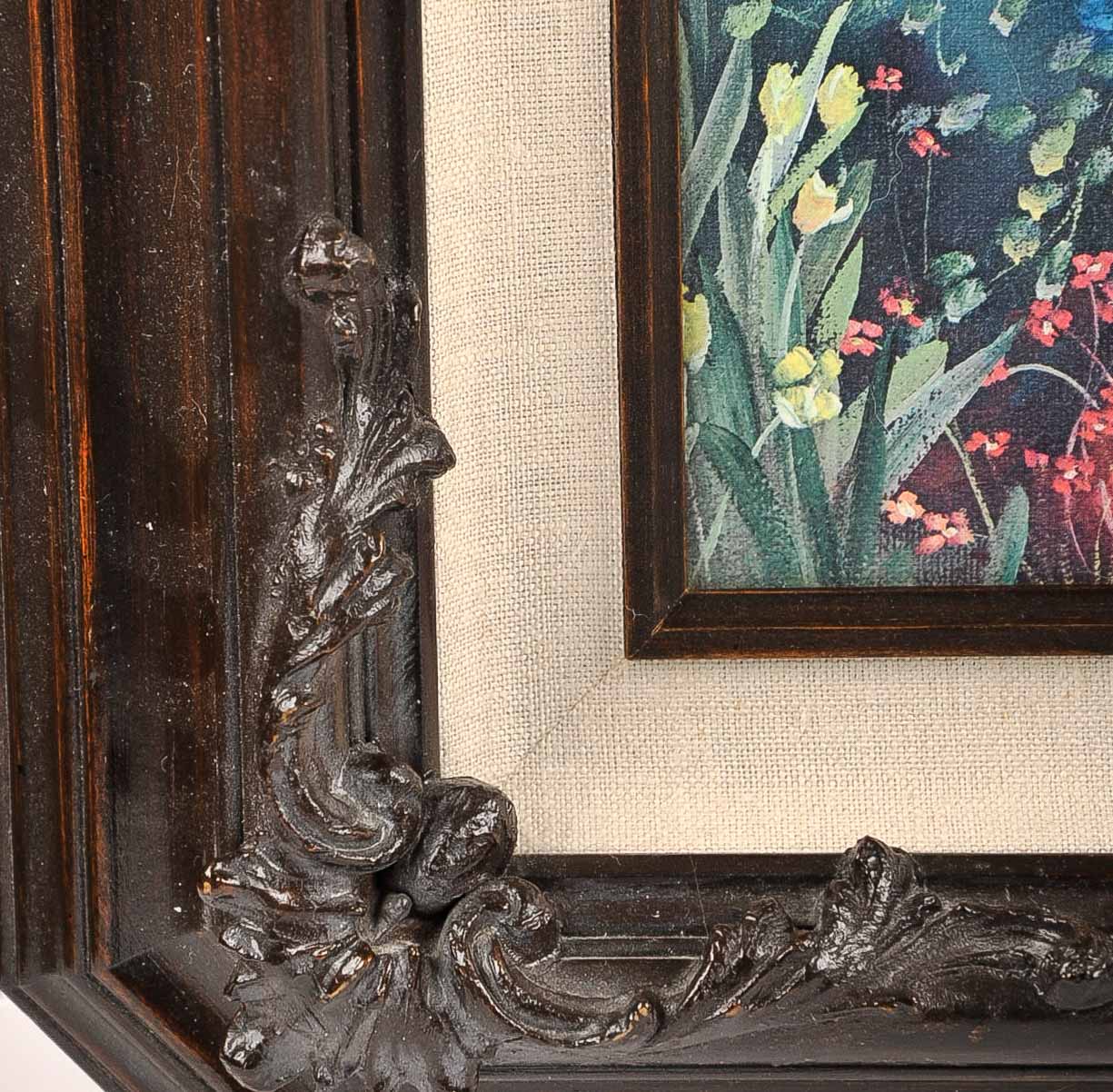 Marty Bell Offset Lithograph "Shere Village Antiques"