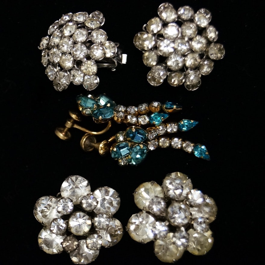 A Collection of Vintage Earrings