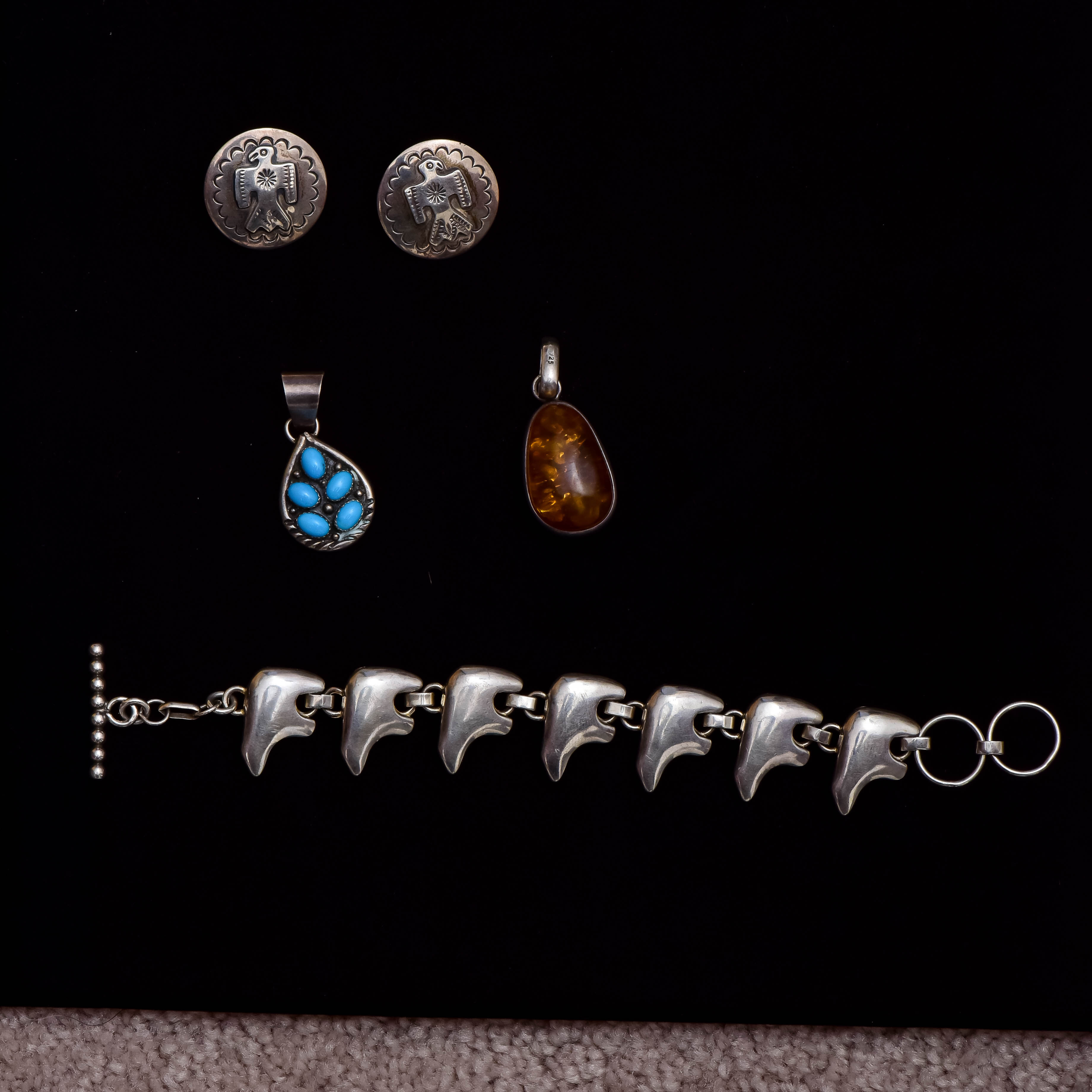 Signed Sterling Native American Jewelry