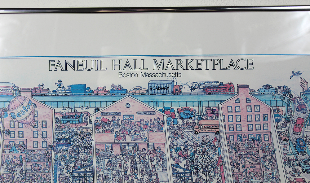 Faneuil Hall Marketplace Framed Poster