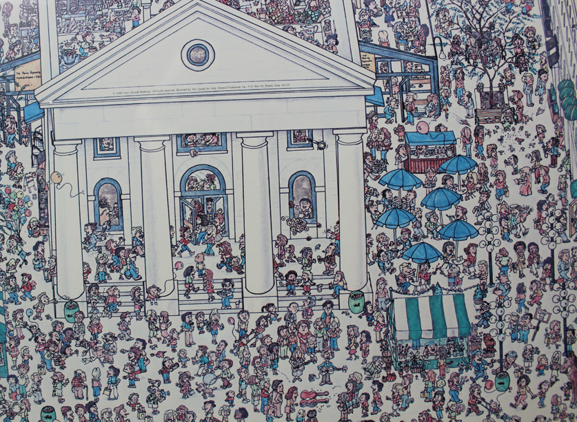 Faneuil Hall Marketplace Framed Poster