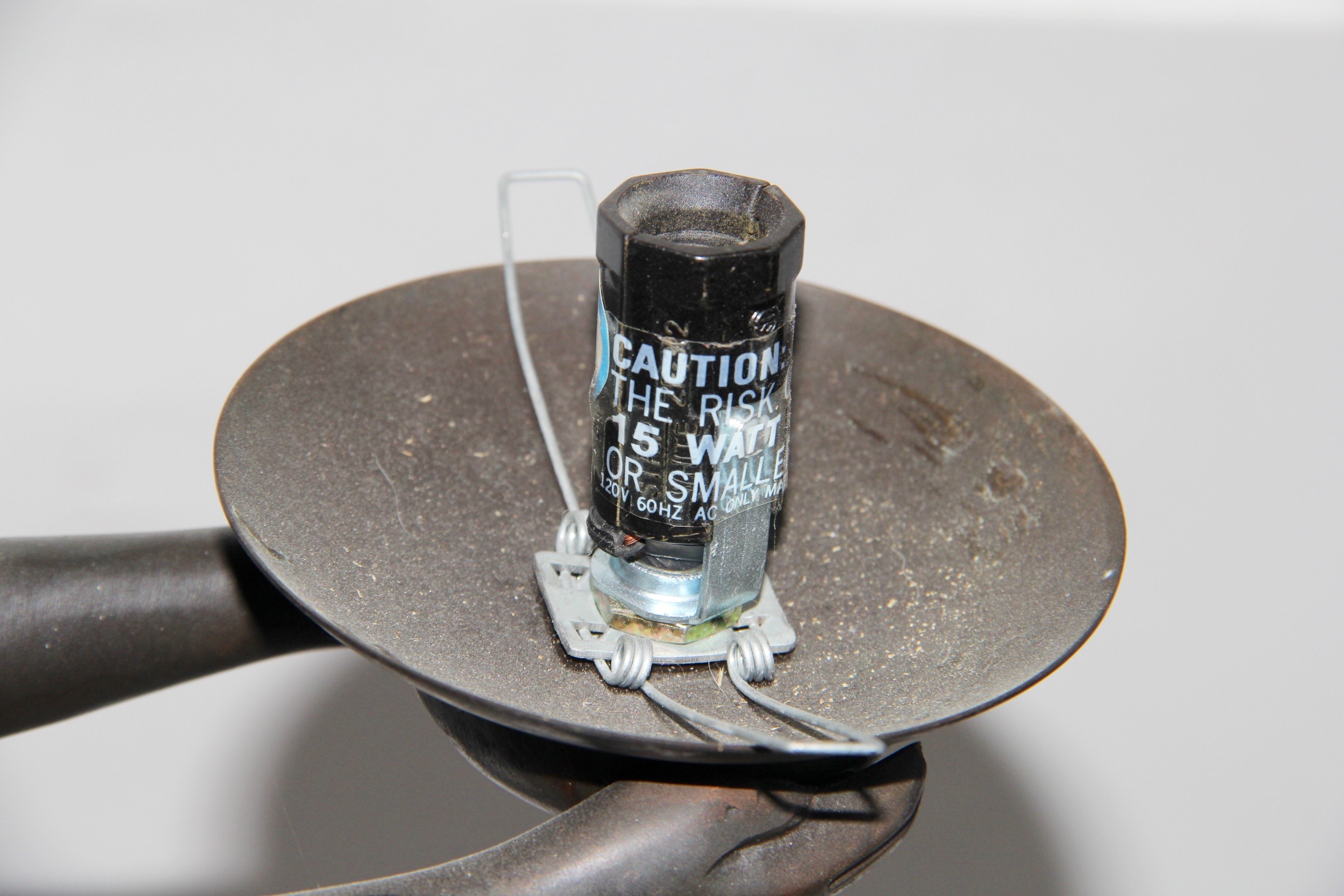 Art Deco-Style Bronze Table Lamp