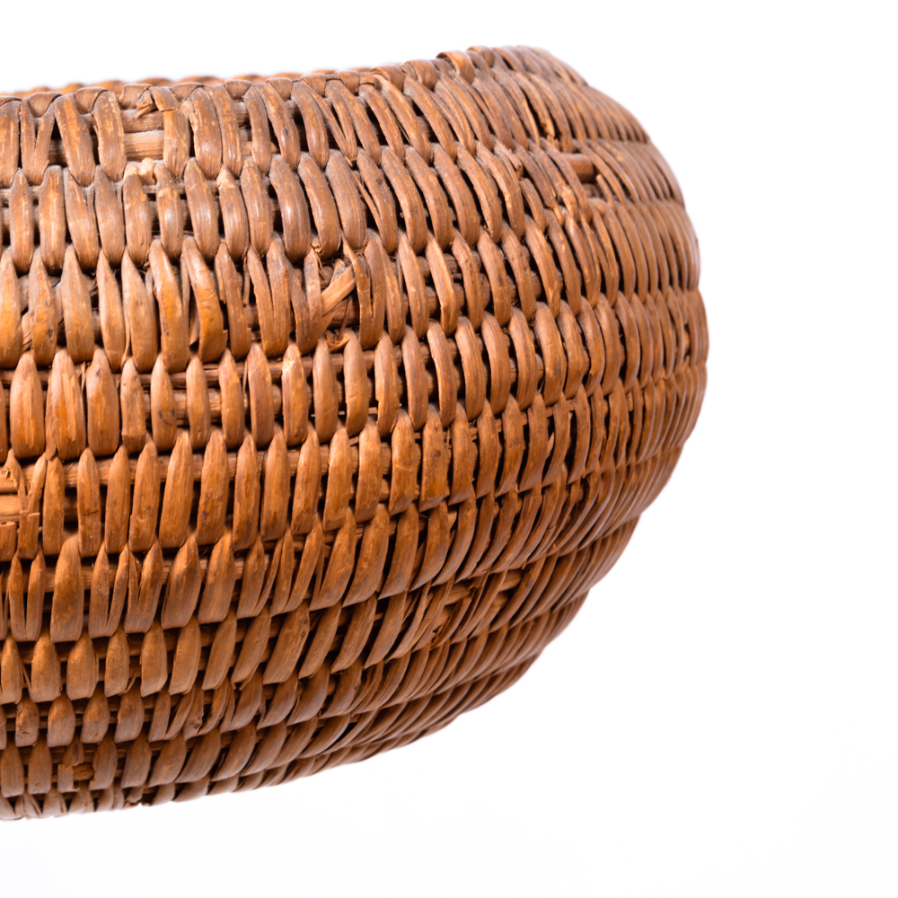 Small 19th C. Handmade Native American Woven Basket