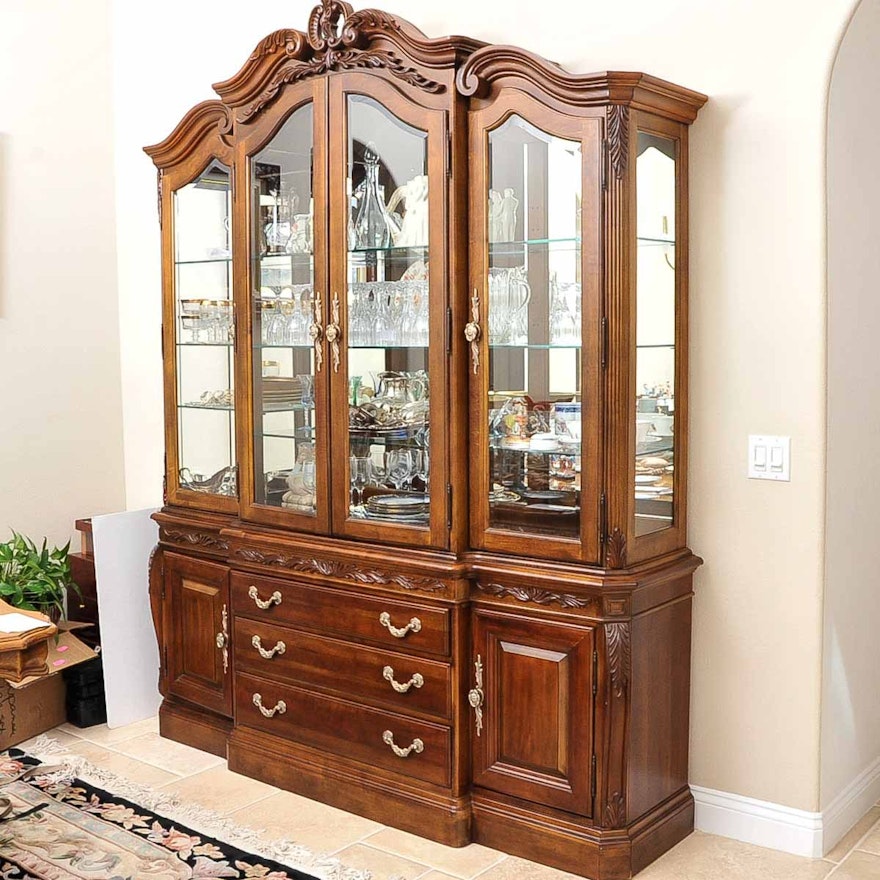 American Drew Bob Mackie Breakfront China Cabinet EBTH