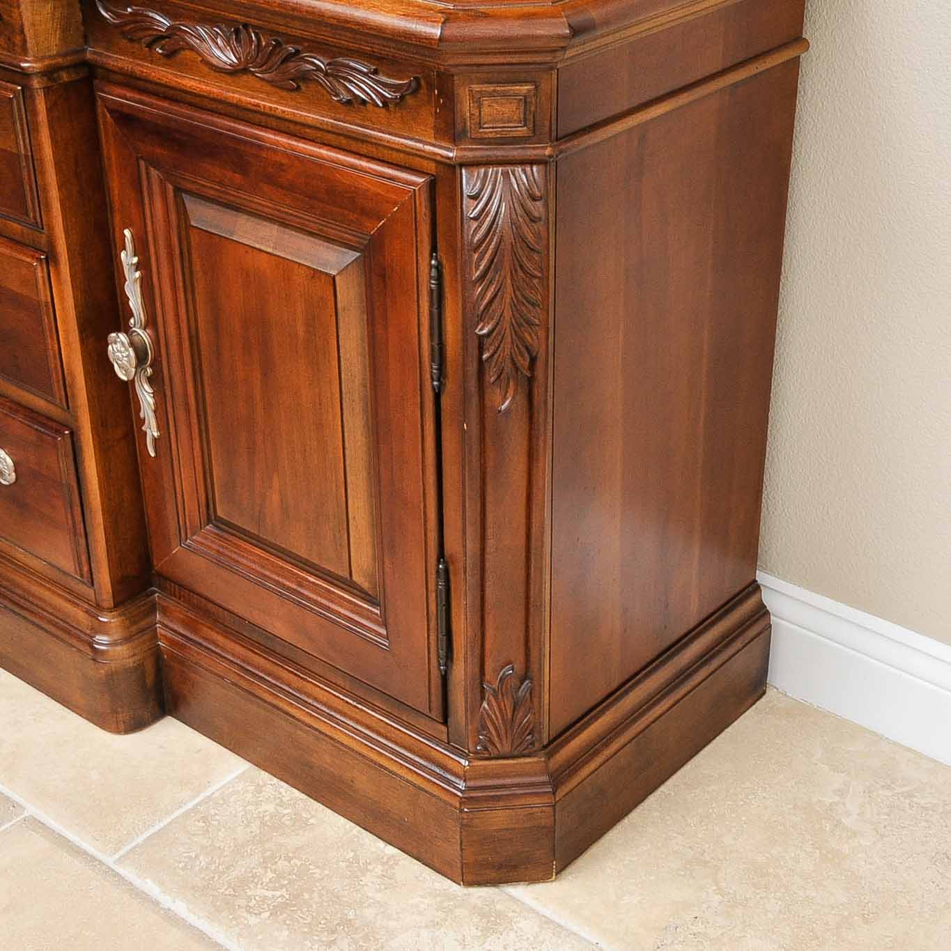 American Drew Bob Mackie Breakfront China Cabinet