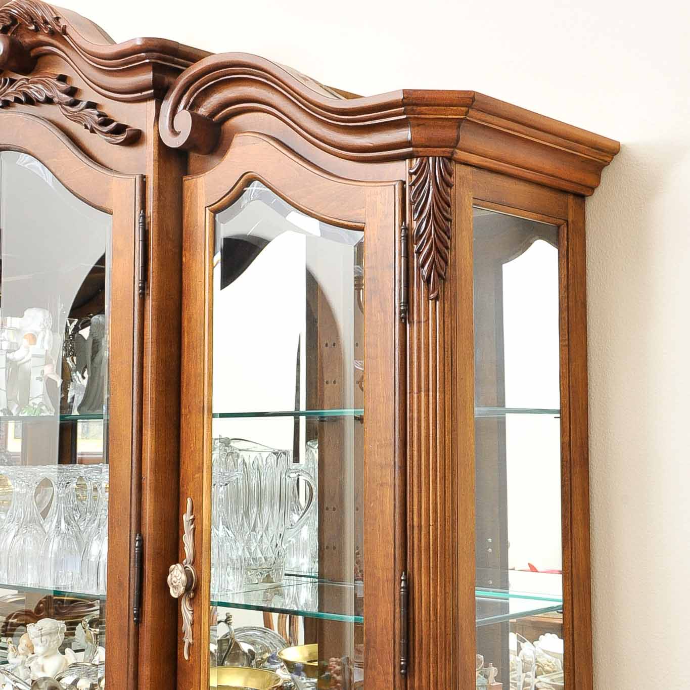 American Drew Bob Mackie Breakfront China Cabinet