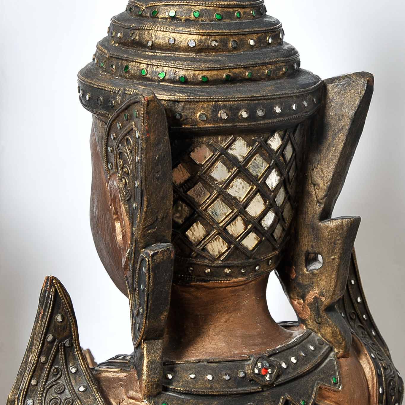 Pair of Thai Thepanom Statues