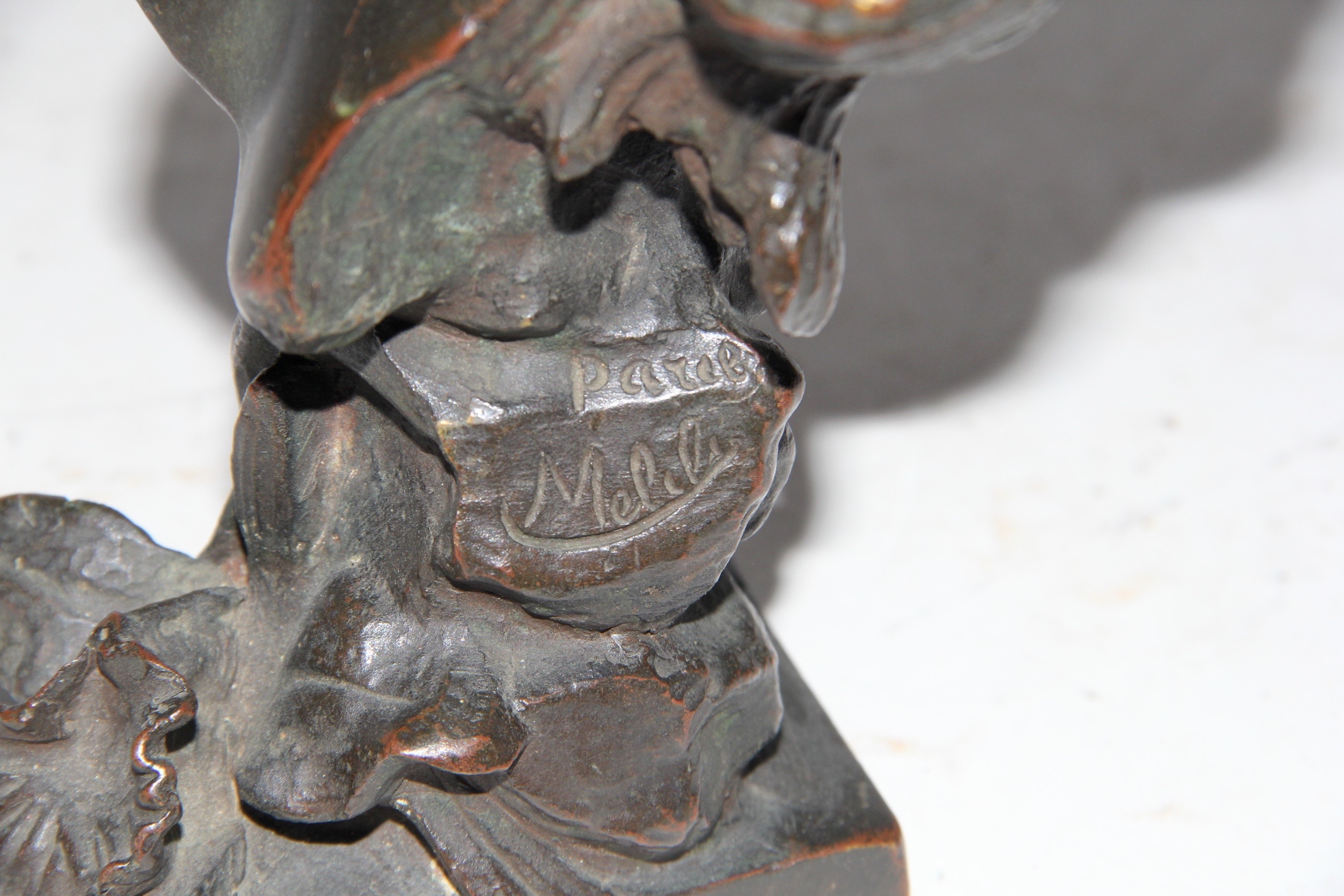 Bronze Bust Sculpture of a Woman