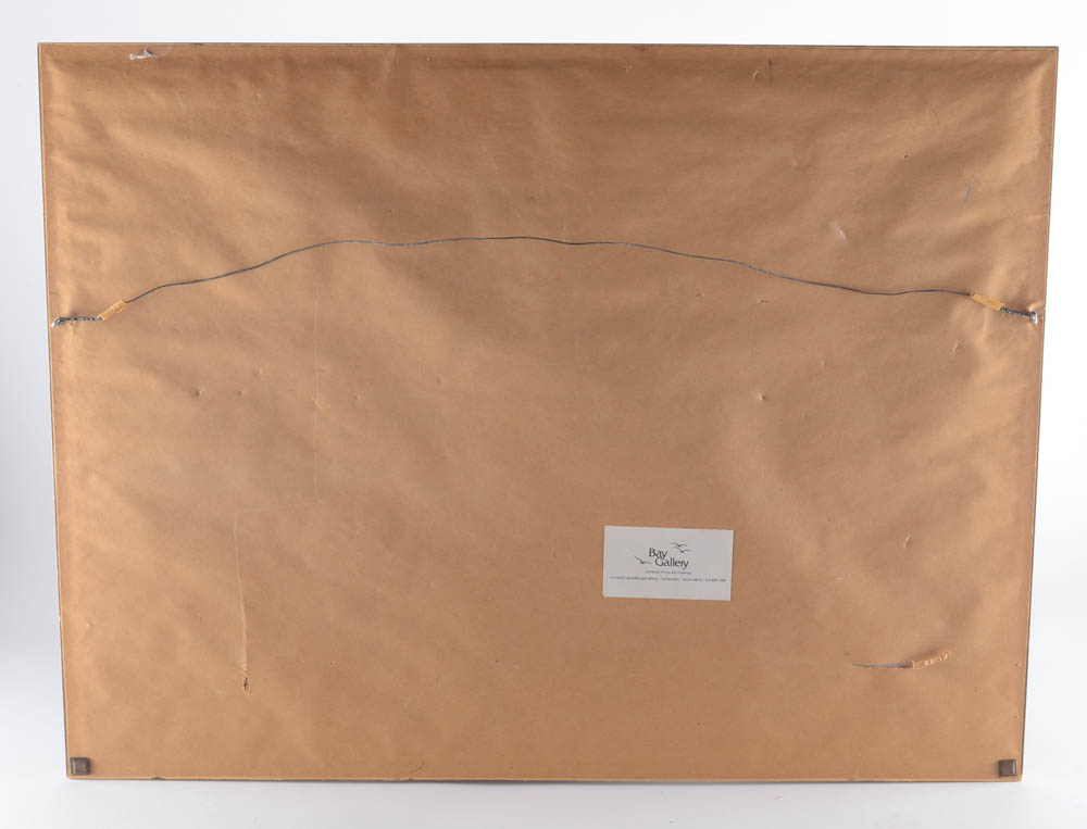 R.Hills Bemish Watercolor Lanscape Painting