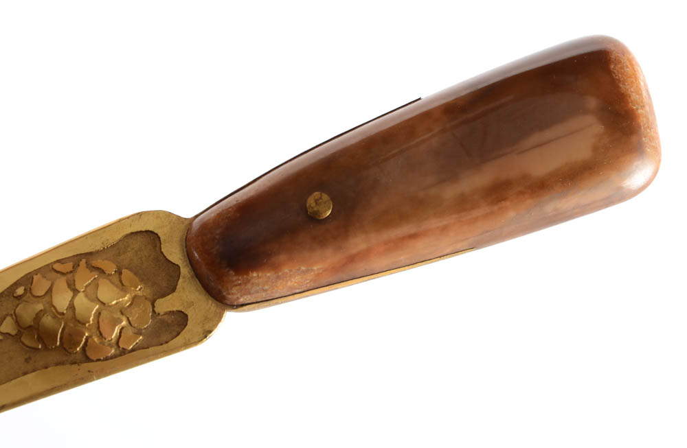 Arts and Crafts Style Albert Berry Desk Set with Ivory