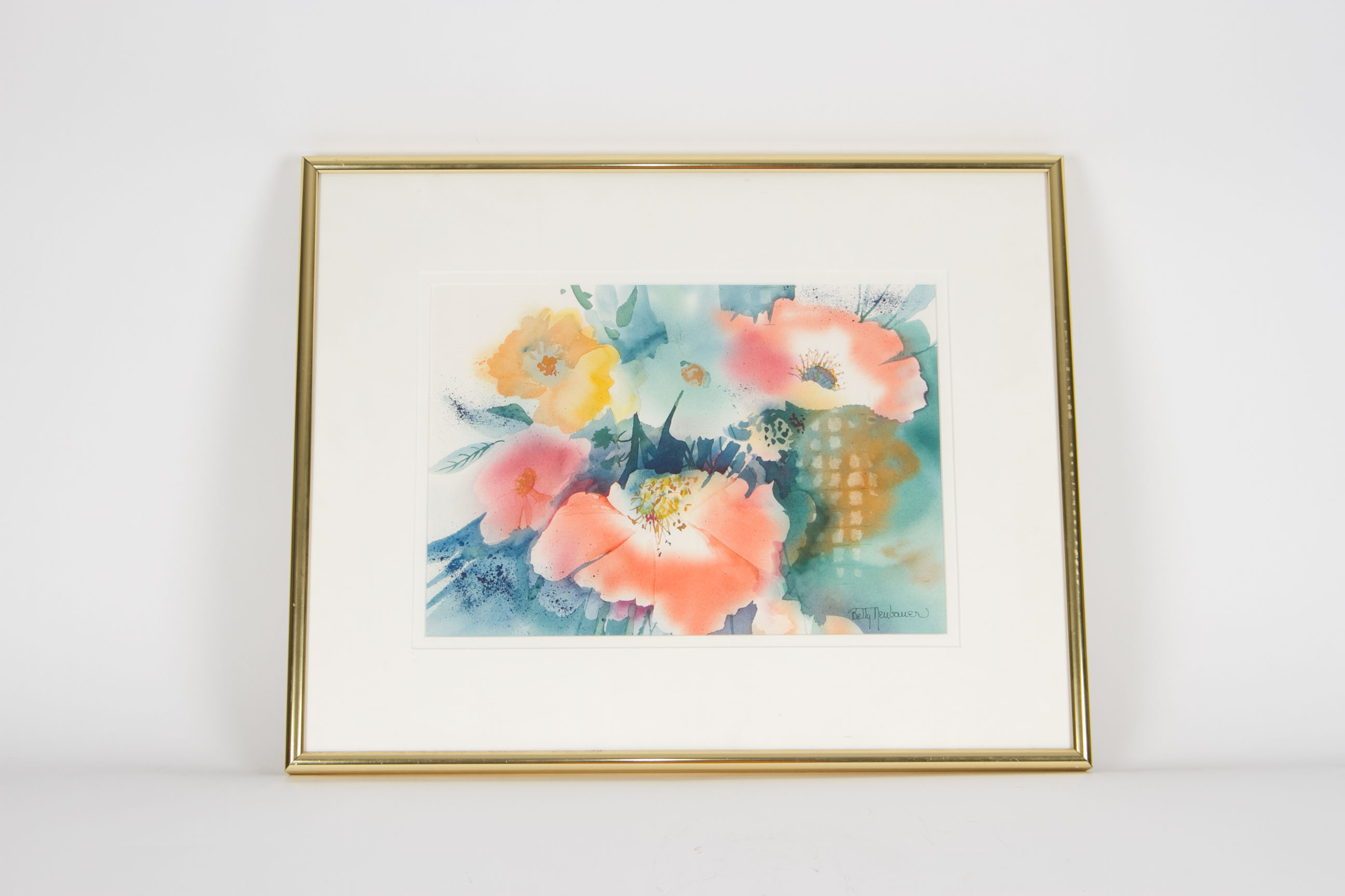 Betty Neubauer Floral Mixed Media