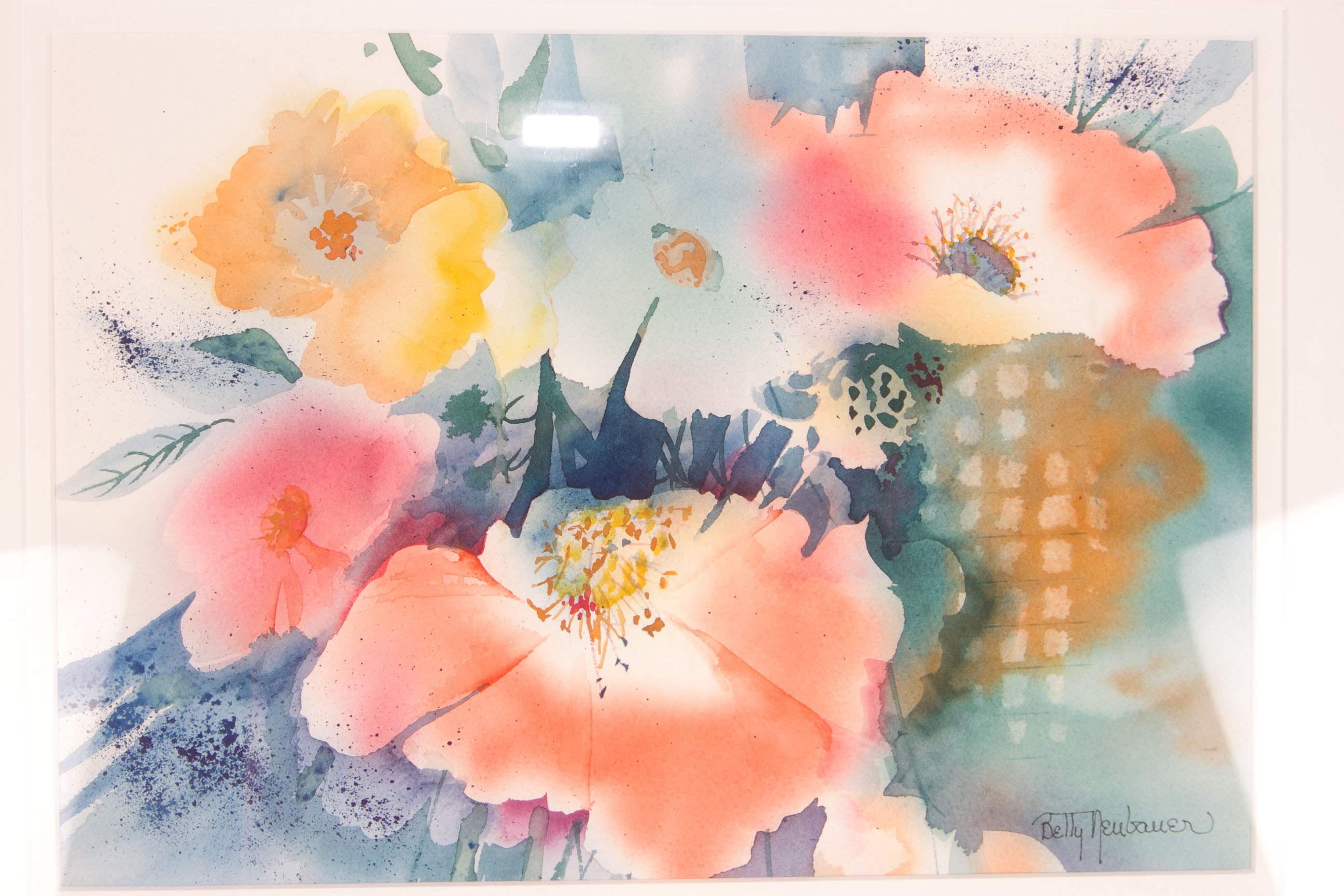 Betty Neubauer Floral Mixed Media