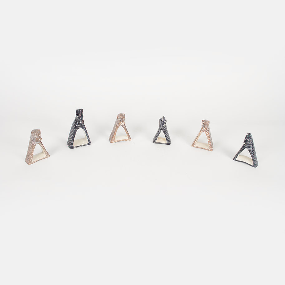 Group of Handmade Kenyan Napkin Rings