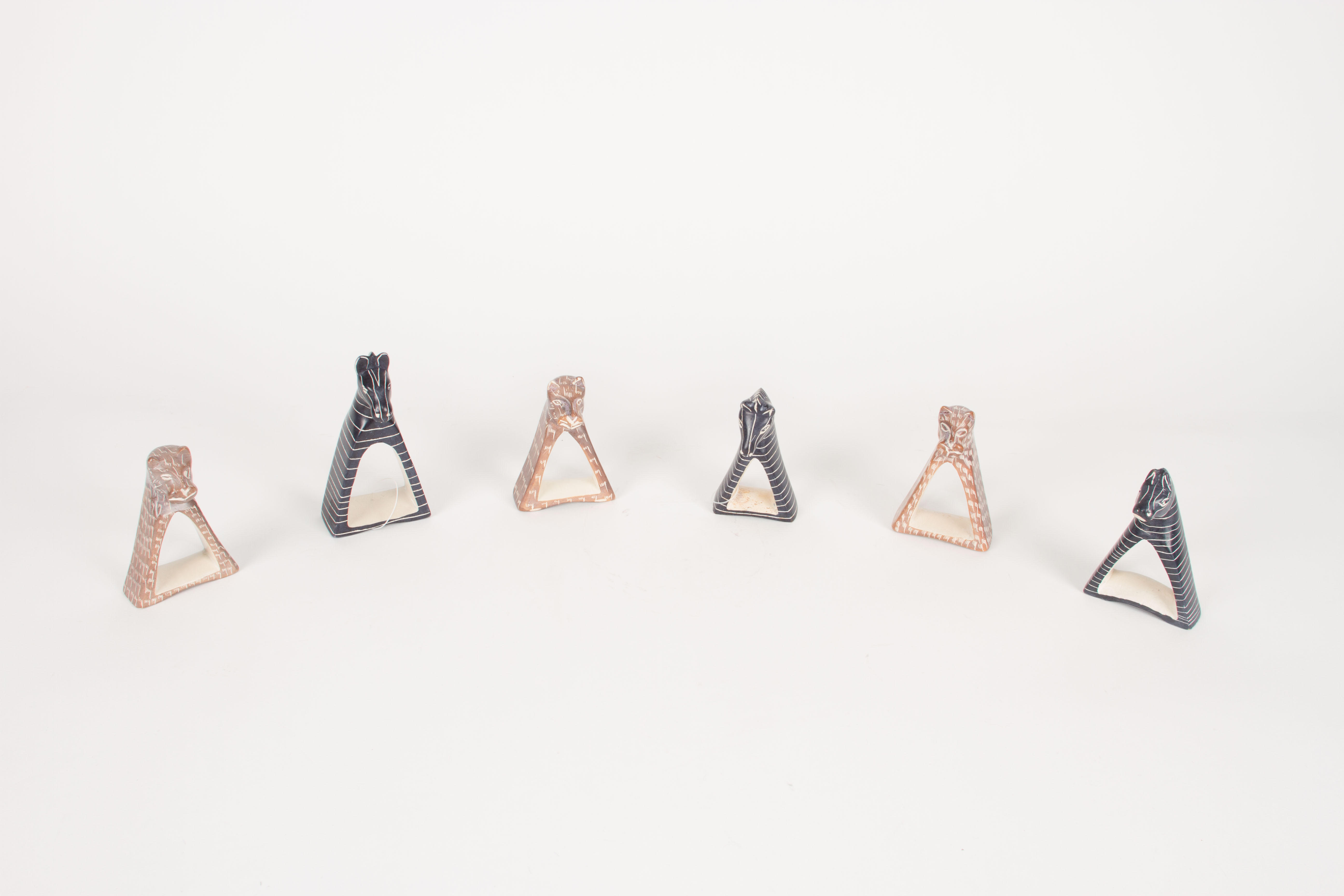 Group of Handmade Kenyan Napkin Rings