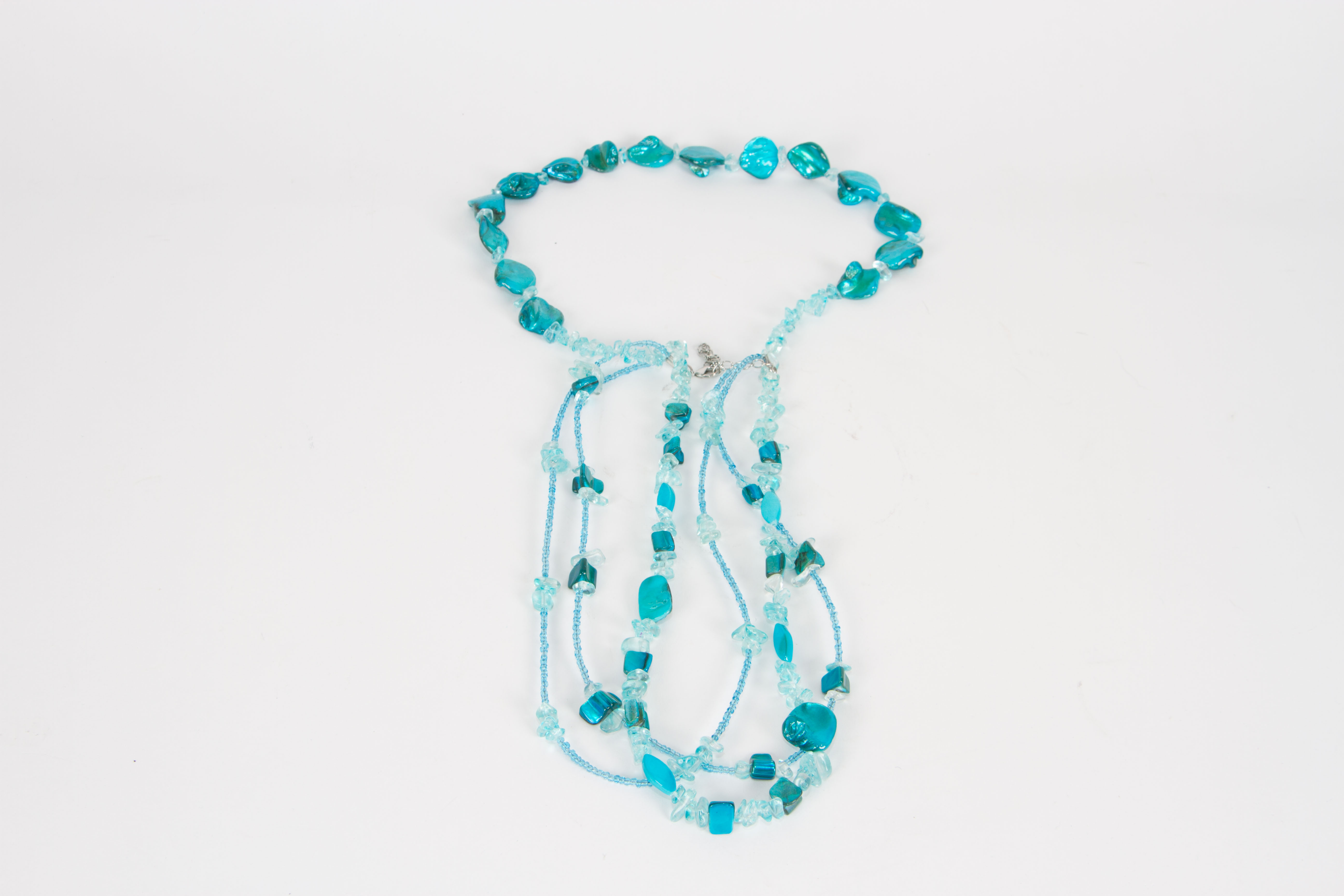 Trio of Beaded Costume Necklaces