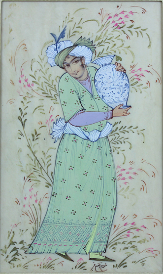 Signed Persian Miniature Painting