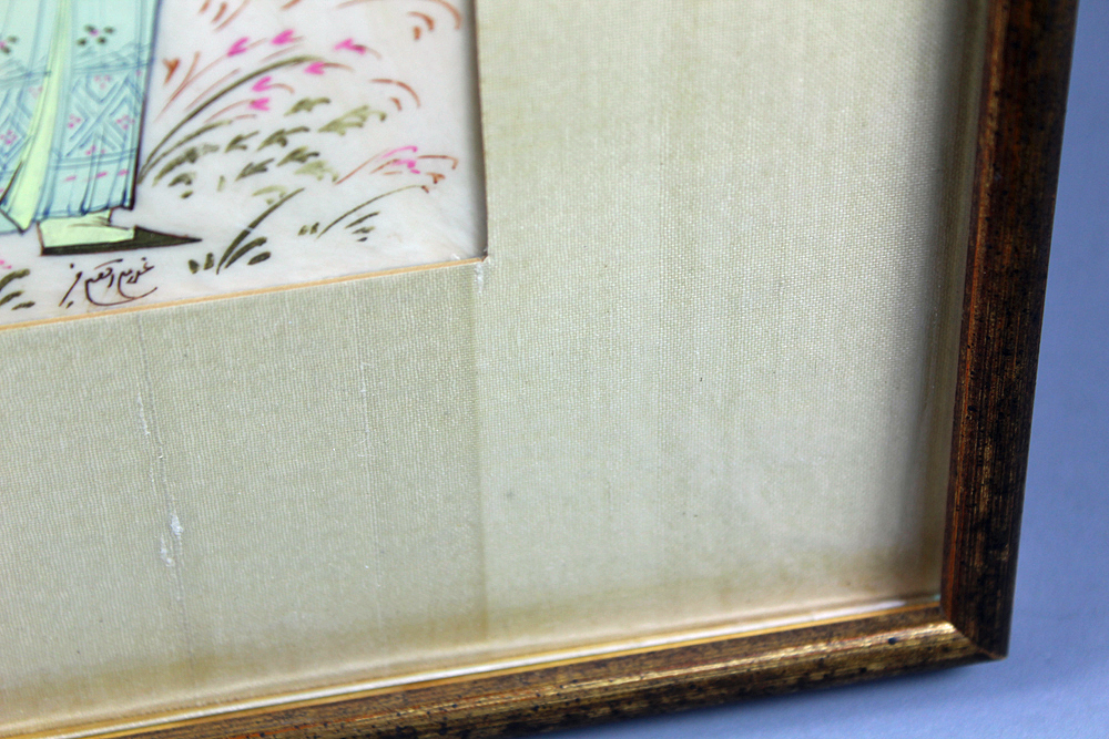 Signed Persian Miniature Painting