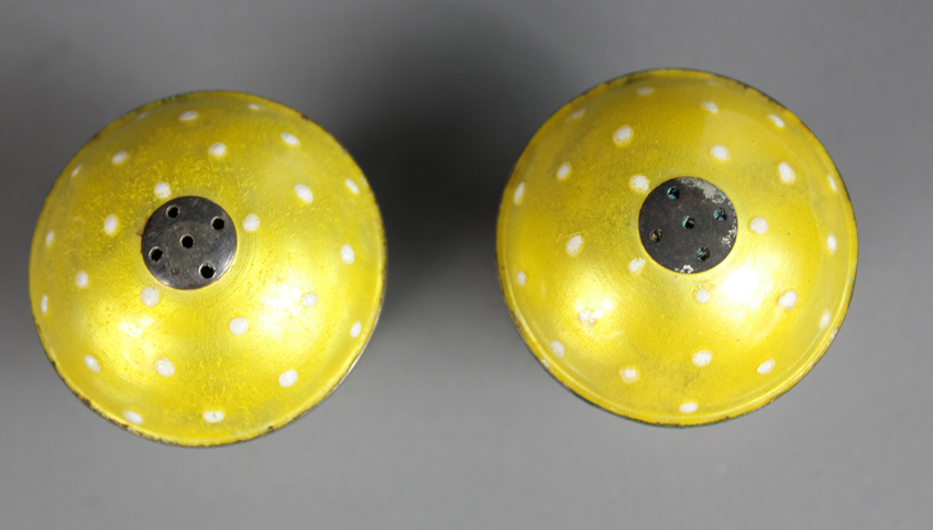 Two sets of Sterling Silver Salt and Pepper Shakers