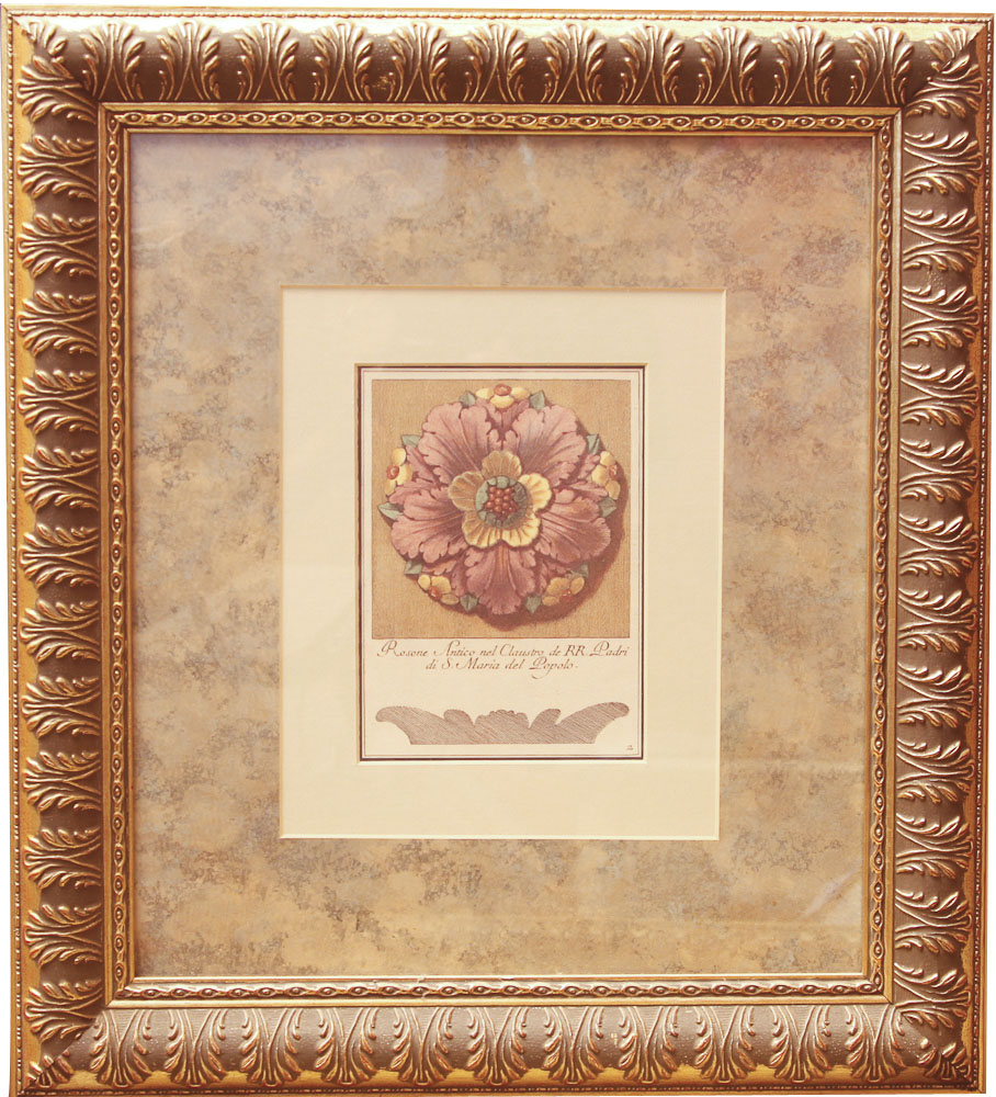 Collection of Wild Cat and Arch of Titus, Santa Maria Del Popolo Rose Lithographs