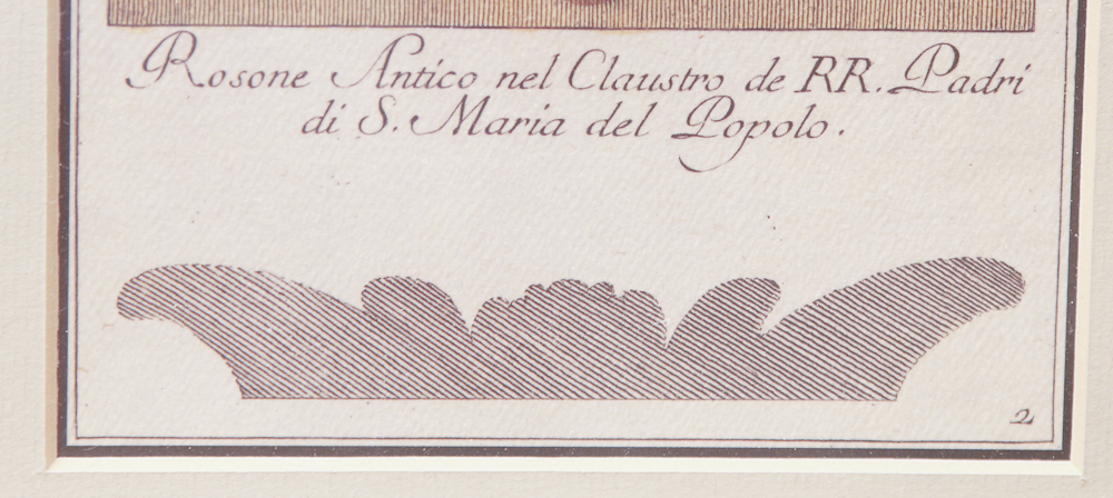 Collection of Wild Cat and Arch of Titus, Santa Maria Del Popolo Rose Lithographs