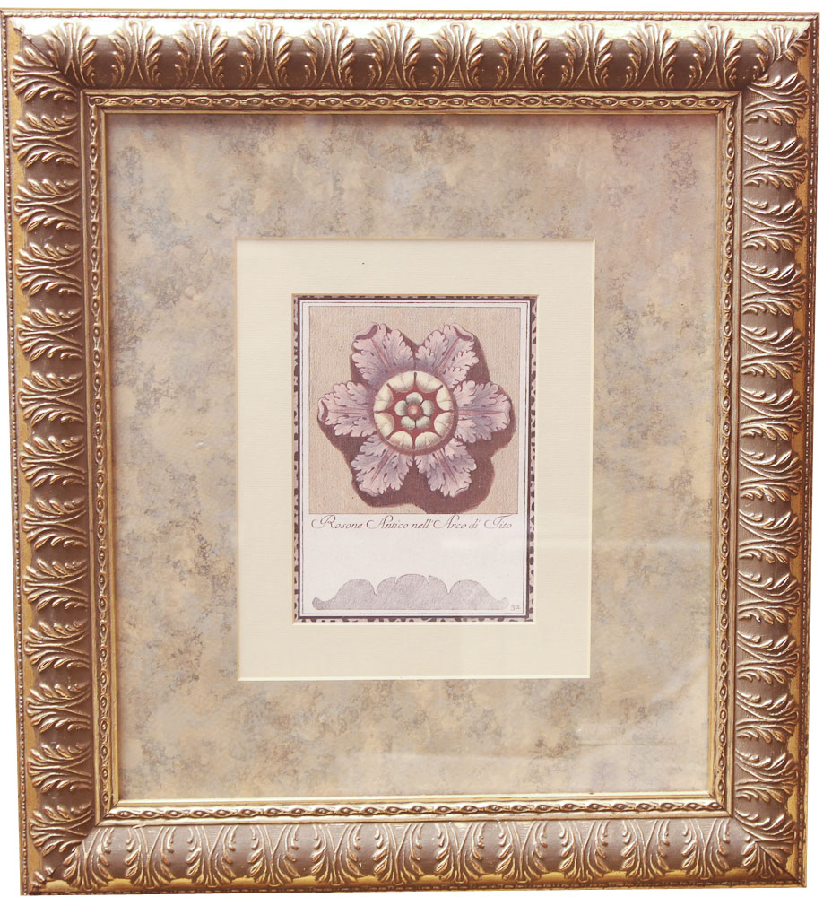 Collection of Wild Cat and Arch of Titus, Santa Maria Del Popolo Rose Lithographs