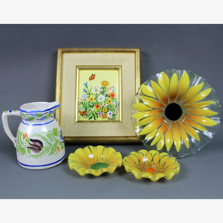 Colorful Signed Art and Decor