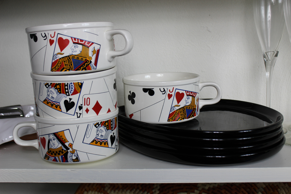 Large Kitchen and Barware Assortment Including Fostoria Stemware