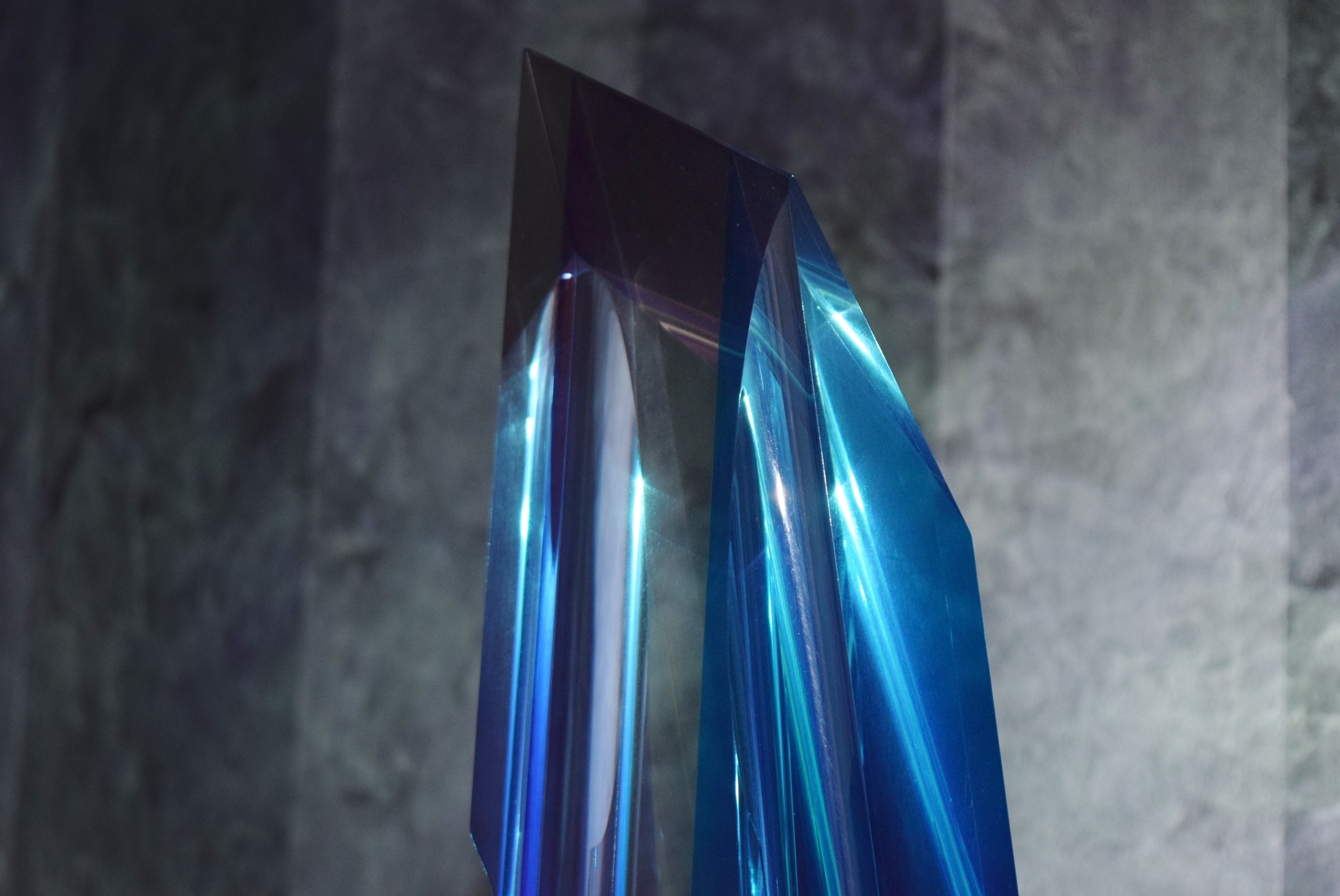 Barry Richman "Regatta" Art Sculpture on Lighted Display Pedestal