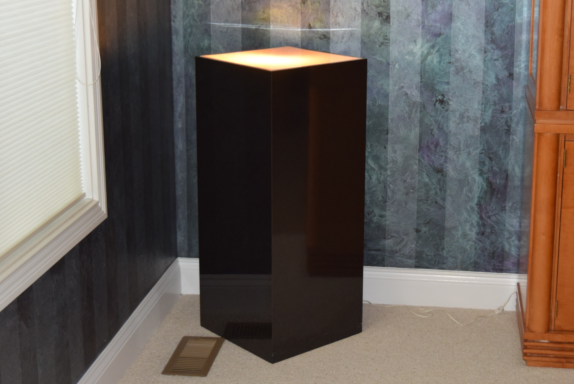 Barry Richman "Regatta" Art Sculpture on Lighted Display Pedestal