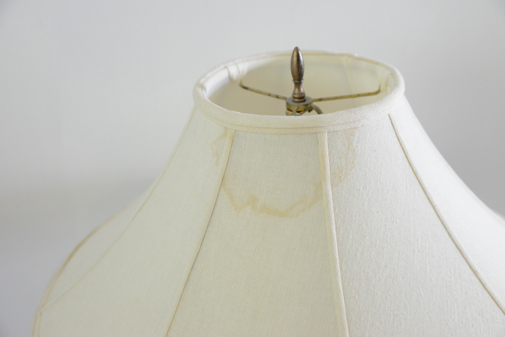 Stone and Metal Table Lamp