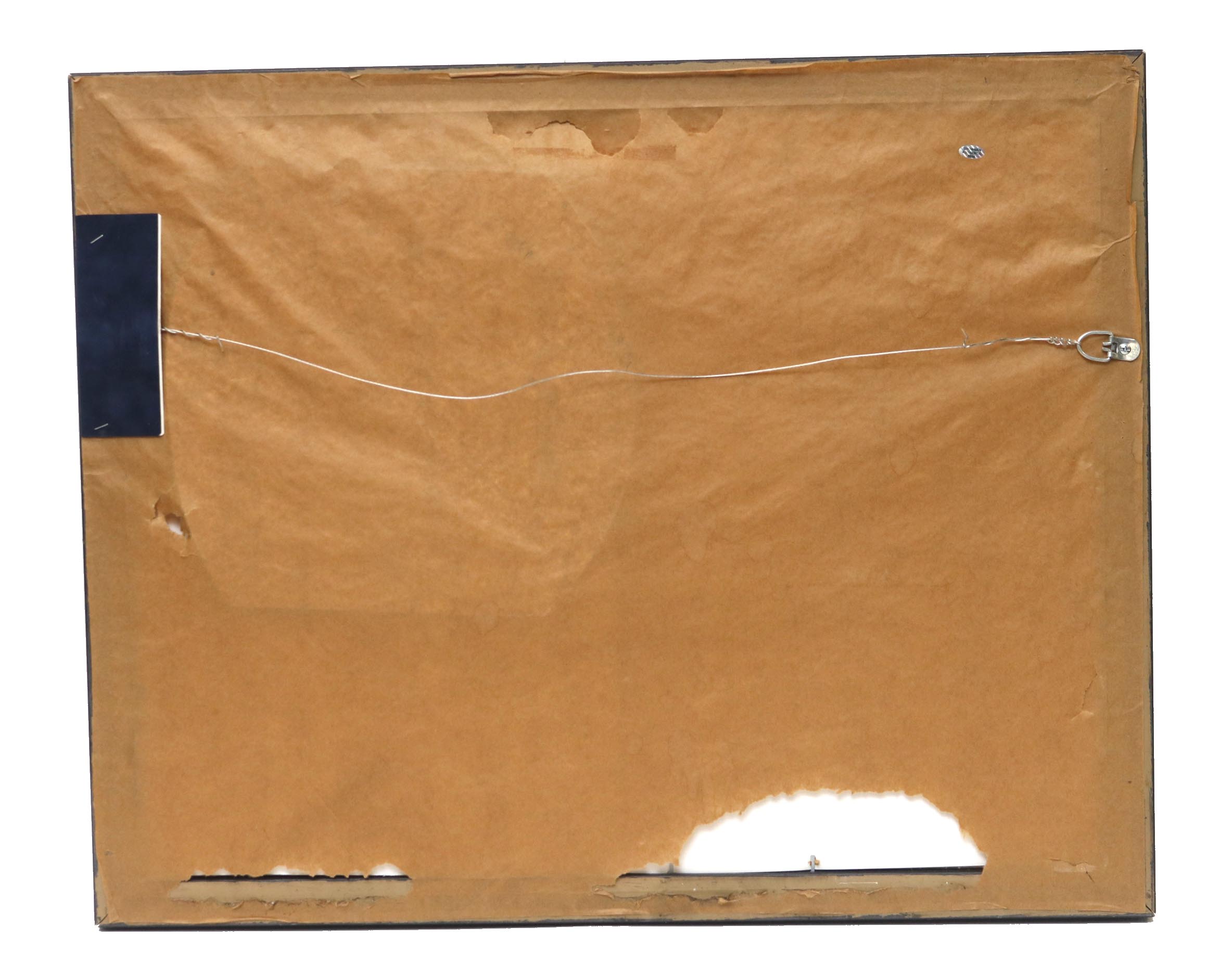 Signed Peter Max Framed Frisbee and Poster