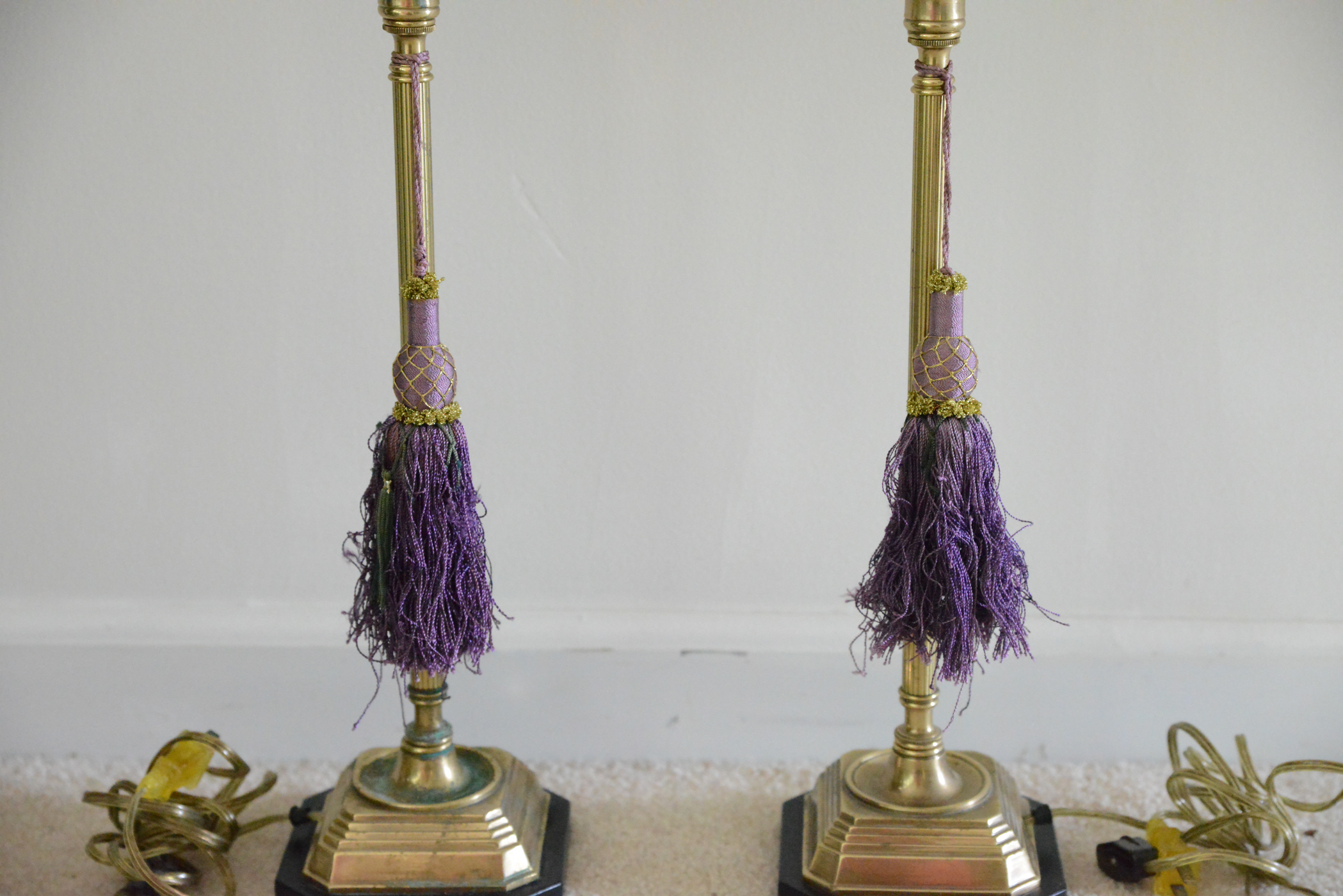 Pair of Candlestick Lamps