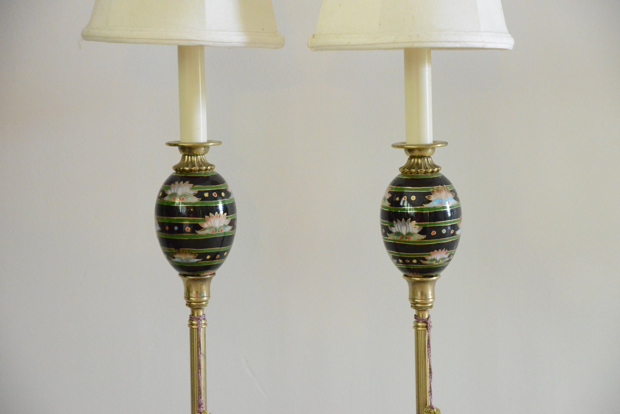 Pair of Candlestick Lamps