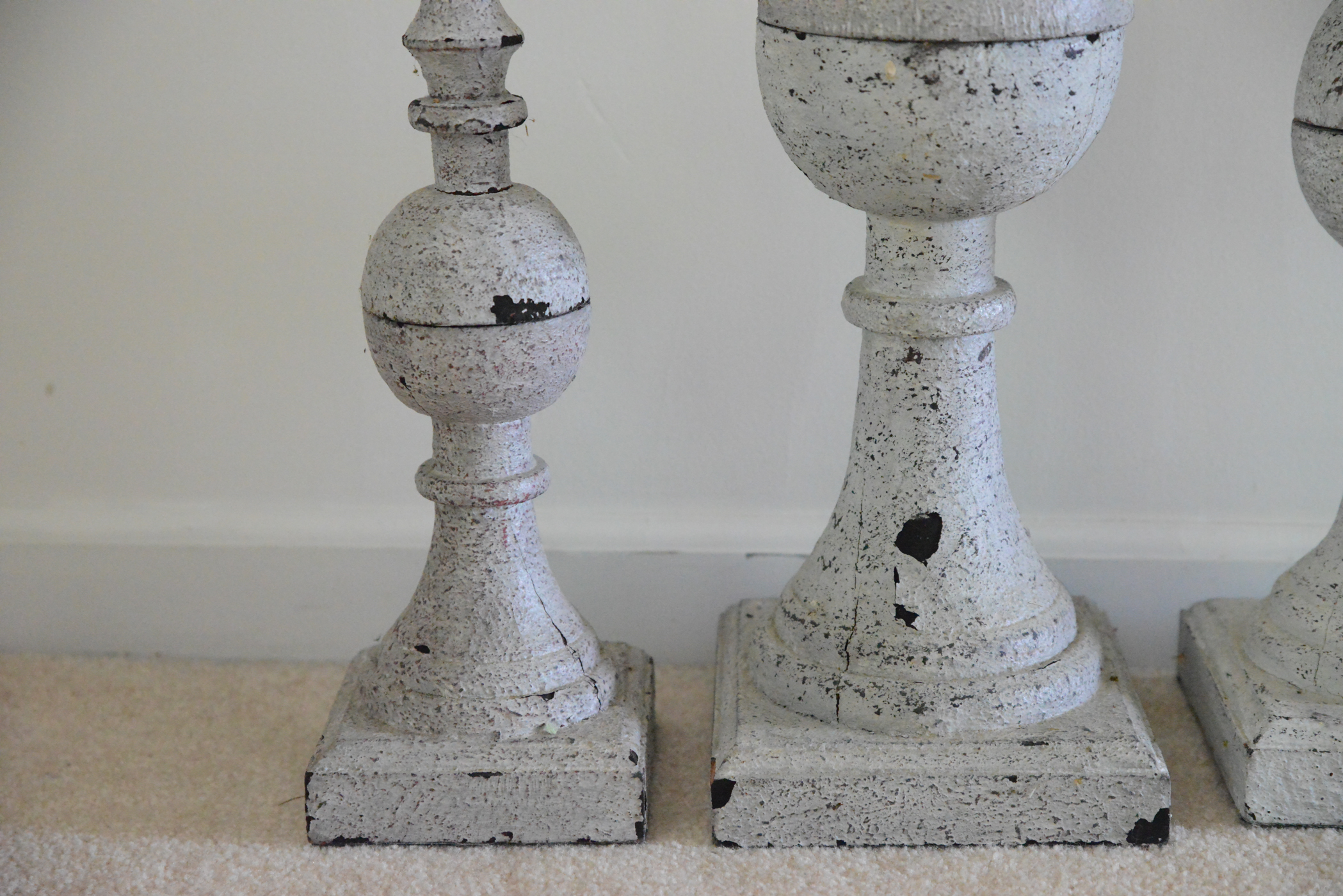 Trio of Spire Finials