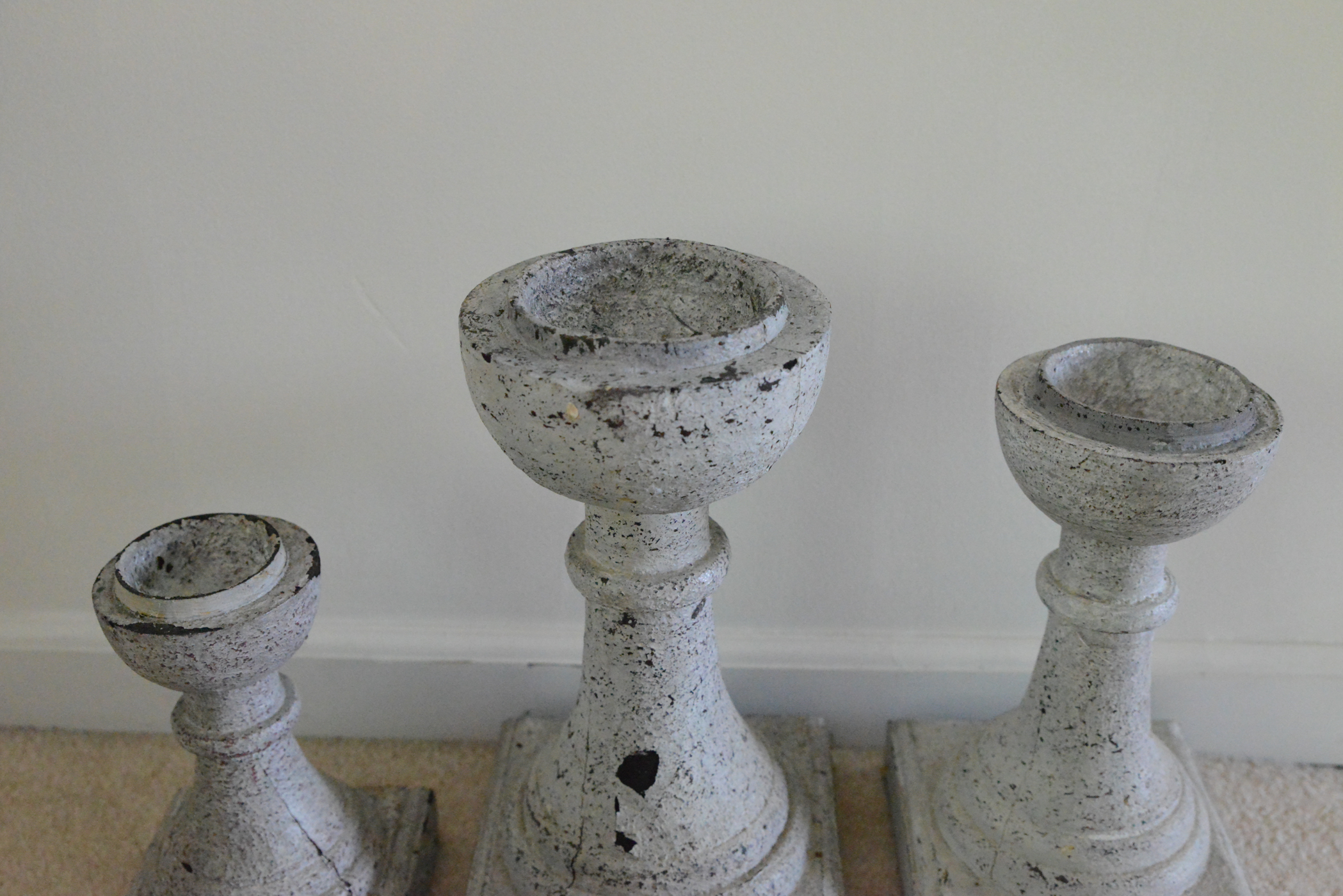 Trio of Spire Finials