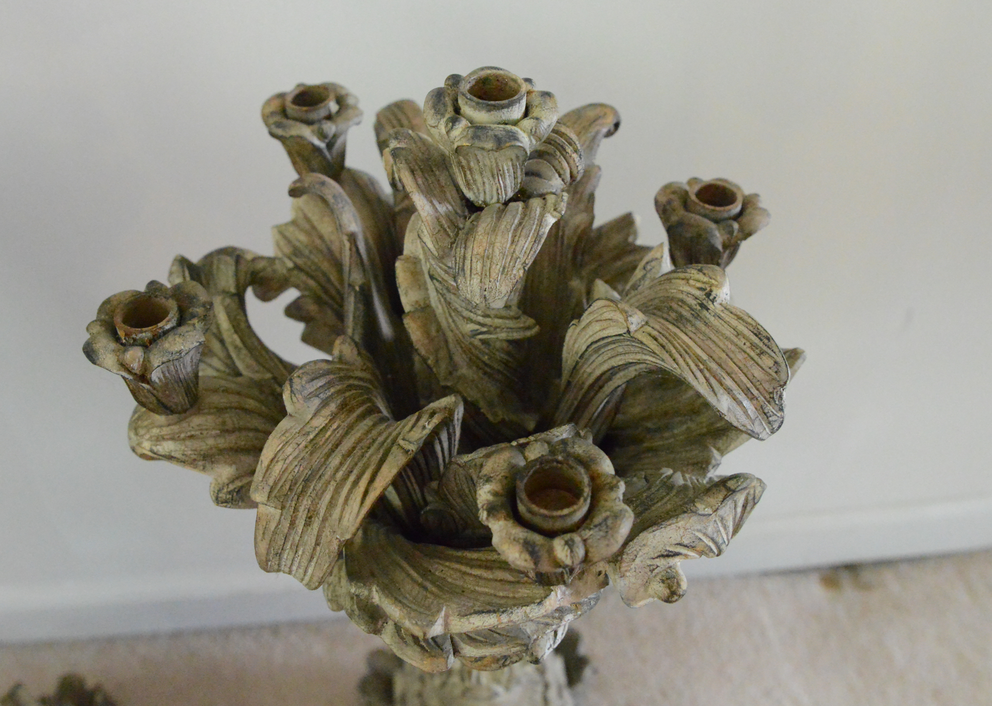 Ornate Greek Inspired Candelabras