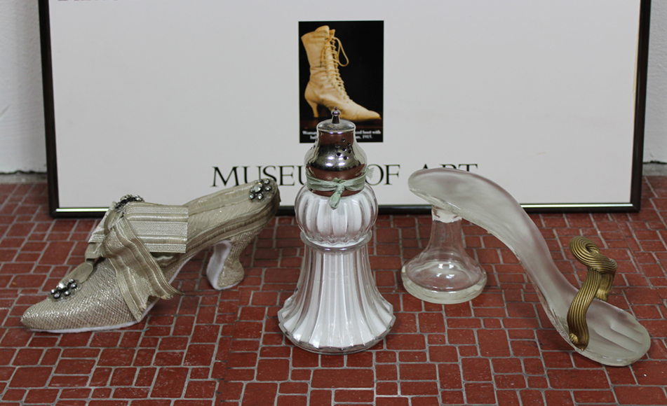 Rhode Island School of Design Museum of Art Poster with Vintage Decorative Shoes