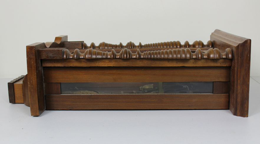 Vintage Junghans Walnut Chiming Wall Clock with Ornate Pendulum