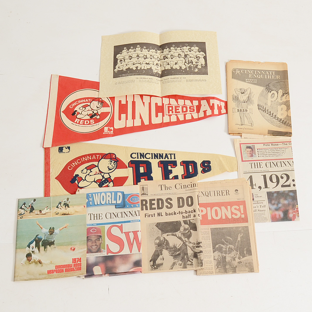 Vintage Cincinnati Reds Souvenir Collectibles