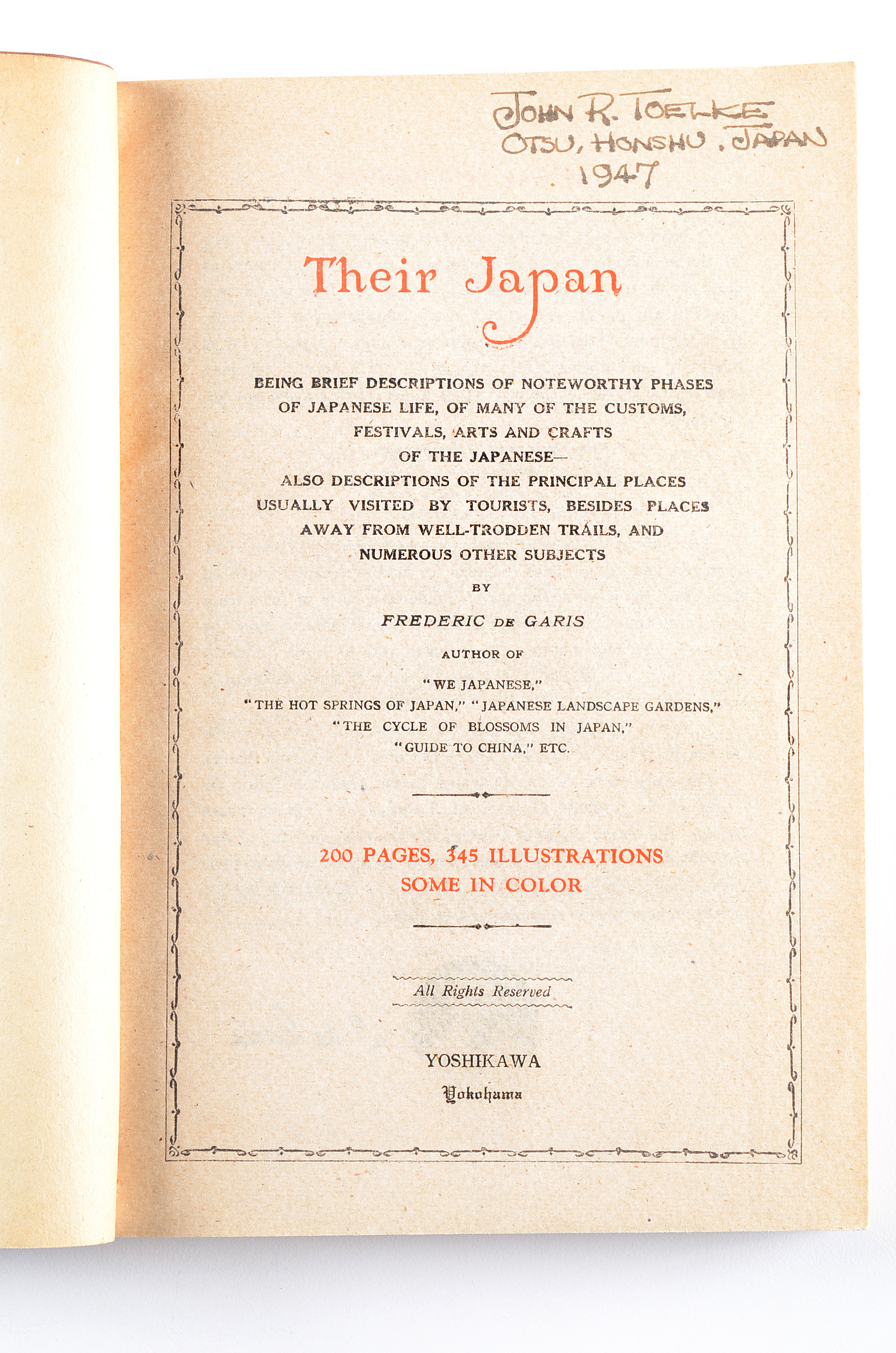 "Their Japan" Book