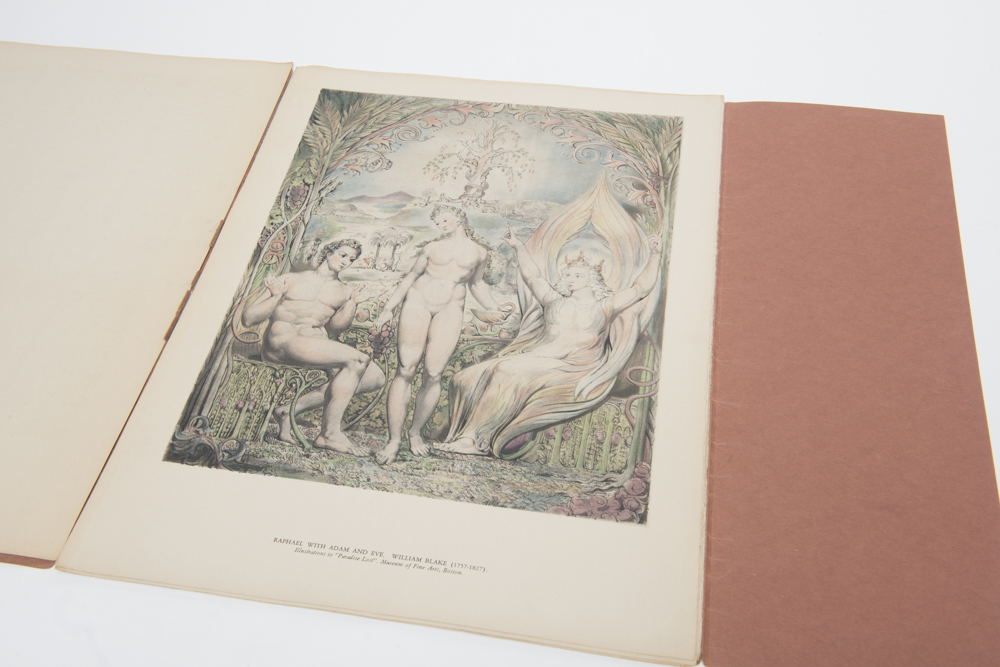 Vintage Folio of William Blake "Paradise Lost" Illustrations, Circa 1947