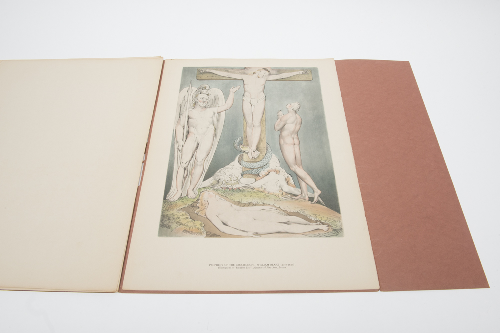Vintage Folio of William Blake "Paradise Lost" Illustrations, Circa 1947