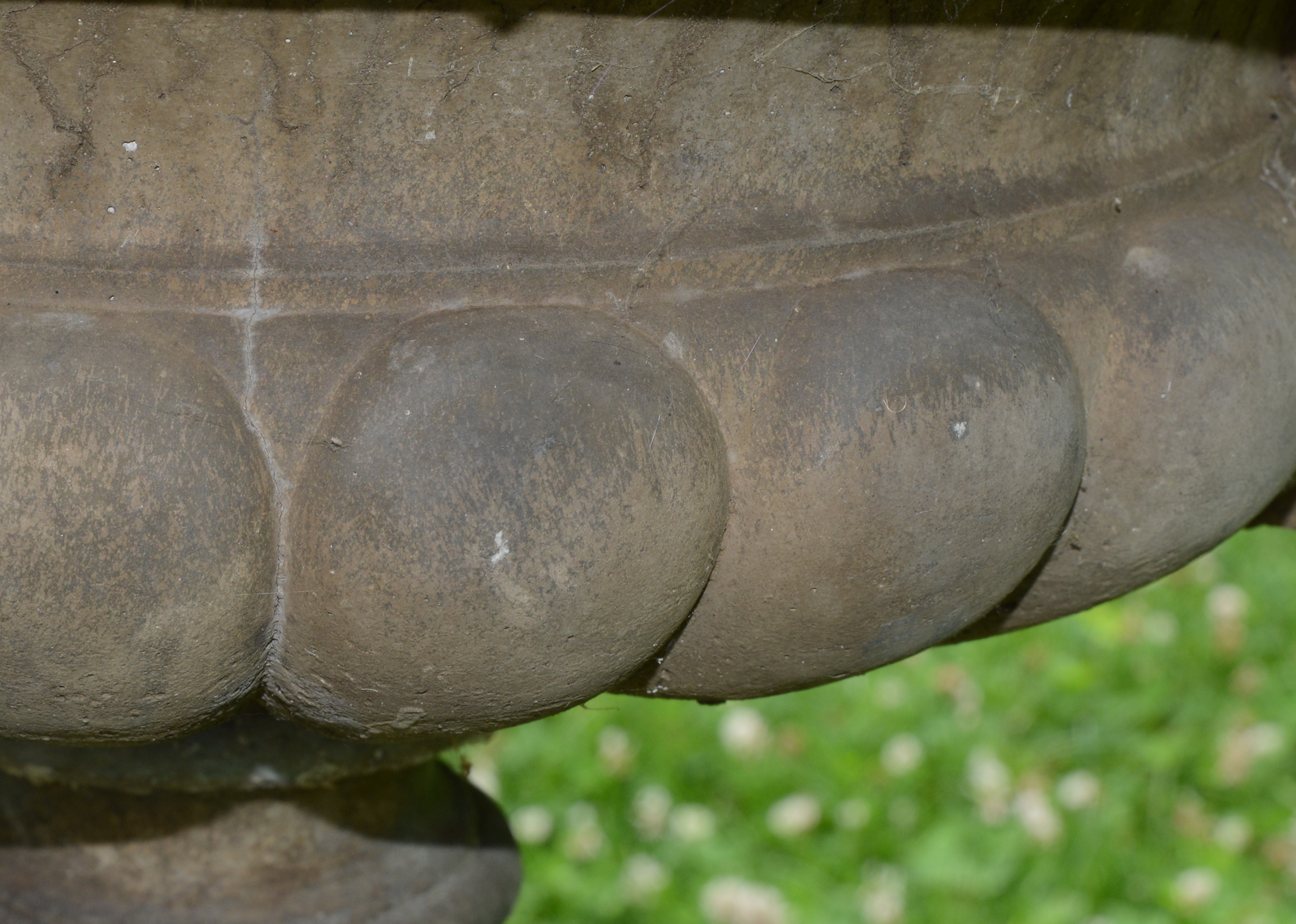 Outdoor Concrete Pillar and Urn Planter