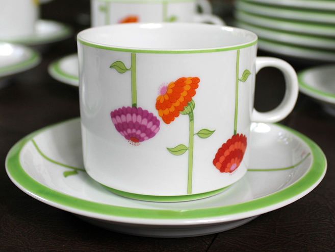 Denby Fine China and Green Stemware